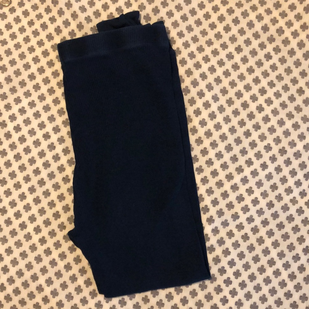 Rudy Jude gently worn plantdyed indigo thermal leggings